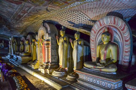 The Dambulla Cave Temple and Sigiriya Rock Fortress