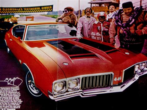 1970 Oldsmobile 442 W25cutlassdroldsoriginal Ad Postersignvtg455