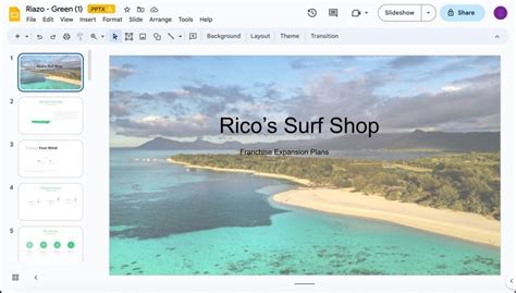how to fade background in google slides