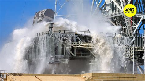 Nasa Unleashes 450 000 Gallons Of Water For The Artemis 2 Water Deluge Test Youtube