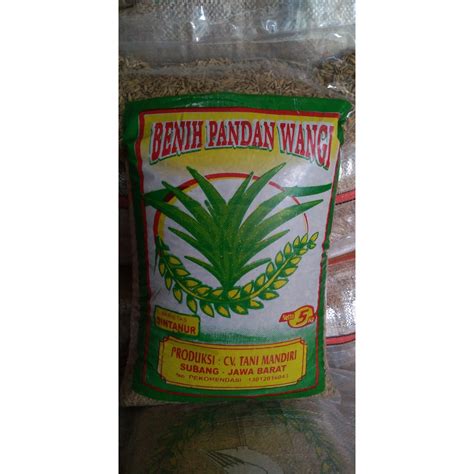 Jual Benih Padi Pandan Wangi 5kg Shopee Indonesia