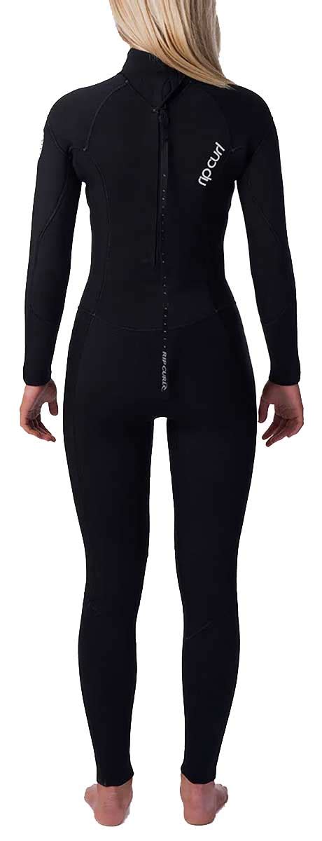 Rip Curl Women S Dawn Patrol 4 3mm Back Zip Full Wetsuit Classic Black