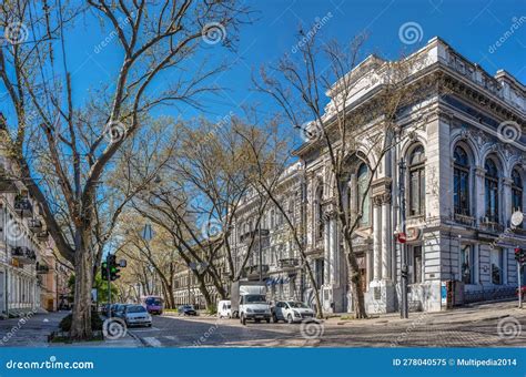 Pushkin Street In Odessa Ukraine Editorial Image Image Of