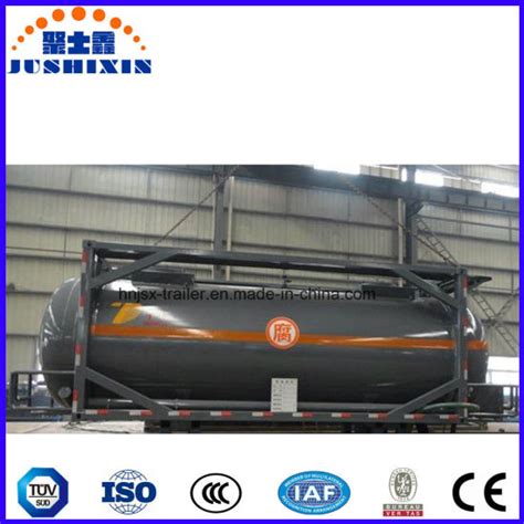 China Iso Csc Chemical Corrosive Poisonous Liquid Shipping Tank