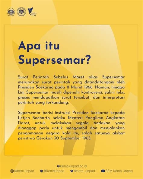 Bem Kema Unpad On Twitter Supersemar Halo Kema Unpad Tahukah Kamu