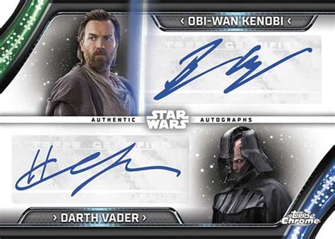 Topps Chrome Star Wars Checklist Hobby Box Info Details