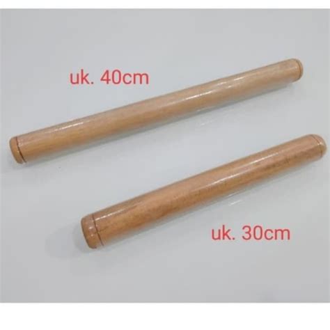 Jual Rolling Pin Kayu 30 Cm Penggiling Adonan Kab Tangerang Bumi