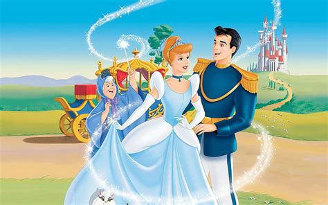 HD wallpaper: Cartoon Disney Princess Cinderella And Prince Charming ...