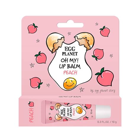 Бальзам для губ `EGG PLANET` OH MY! LIP BALM Персик (увлажняющий) 10 г ...