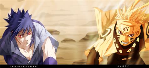 Naruto And Sasuke Sage Of Six Paths Wallpaper