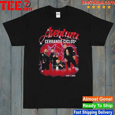 Aventura Cerrando Ciclos 2024 Tour T Shirt Hoodie Sweater Long Sleeve And Tank Top