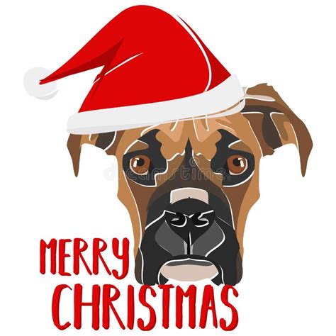 Boxer Dog Christmas Stock Illustrations – 163 Boxer Dog Christmas Stock ...