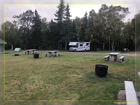 Ingonish Beach Campground Ingonish Nova Scotia Canada Womo Abenteuer