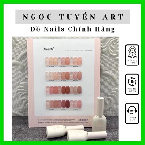 Sơn Thạch màu Tone Hồng Nude hàng chính hãng chất sơn cao cấp tặng kèm bảng màu gỗ NAIL