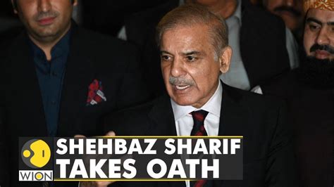 Shehbaz Sharif Takes Oath As Rd Prime Minister Of Pakistan World