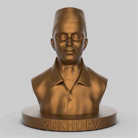 Freedom Fighter Sukhdev Sculpture - My 3D Toy