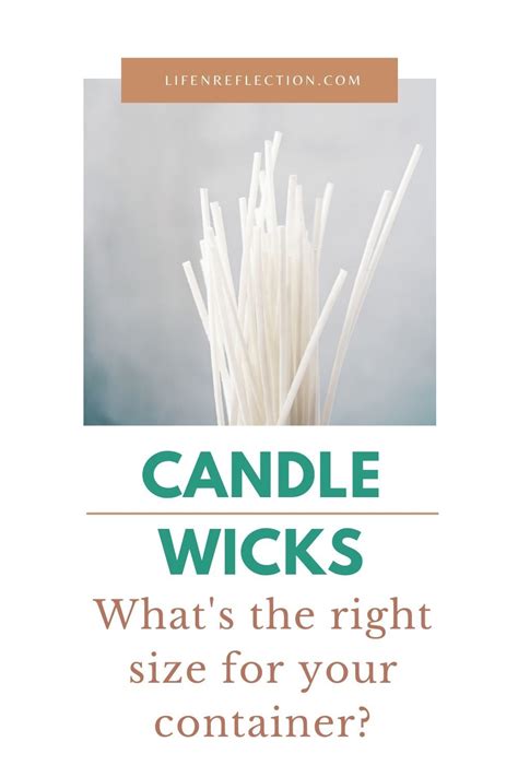 How to Choose Candle Wicks for Candle Making: Candle Wick Size Charts | Candlewicking, Candle ...