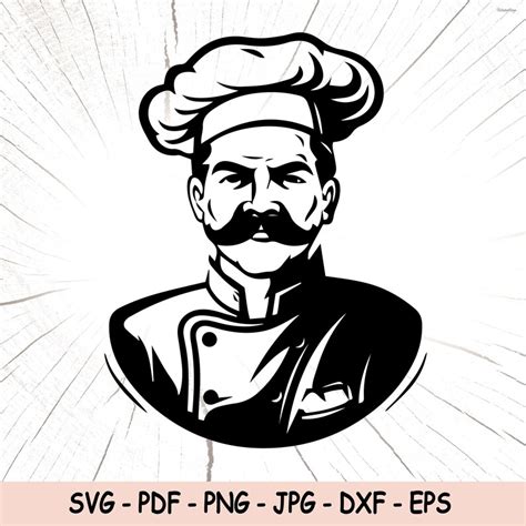 Chef Svg Chefs Png Baking Svg Cooking Instant Download Chef Cricut