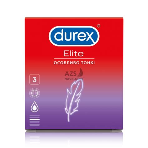 Презервативи Durex Презервативи Durex №3 Elite тонкі | Інтернет-магазин ...