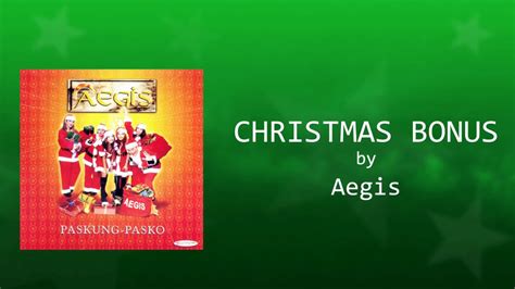 Aegis - Christmas Bonus (Lyric Video) - Pinoy Pasko, OPM Chords - Chordify