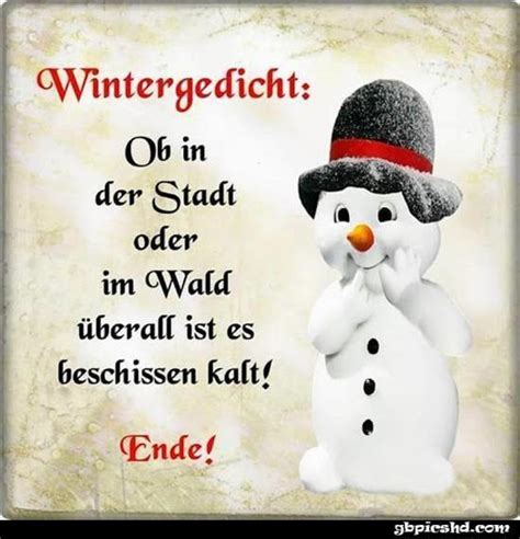 Wintergedicht Lustige Bilder Spruche Witze Echt Lustig Feste