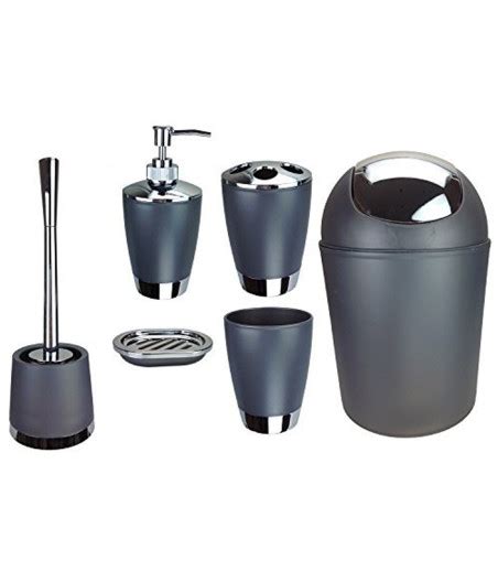 Set Accessori Bagno Porta Saponetta Dispenser Sapone Liquido Porta