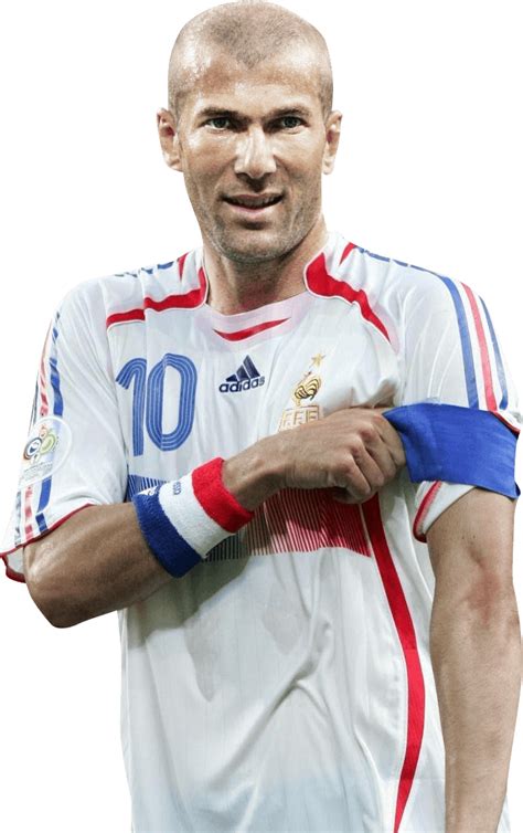 Zinedine Zidane France football render - FootyRenders