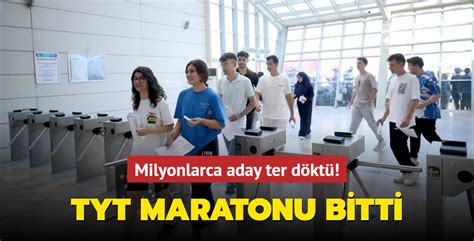 YKS maratonu TYT ile başladı Milyonlarca aday ter dökecek