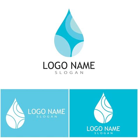 Premium Vector Water Drop Illustration Logo Vector Design