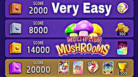 Multiplier Mushrooms Solo Challenge Match Masters Multiplier