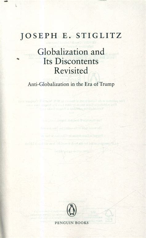 Globalization And Its Discontents Revisited Anti Globalization In The