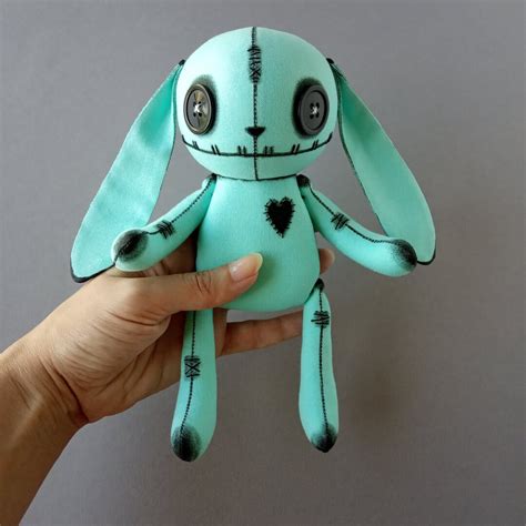 Handmade Bunny Stuffed Animal Creepy Cute Pastel Goth Art D Inspire