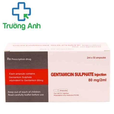 Gentamicin Sulphate Injection Mg Ml I U Tr Nhi M Khu N