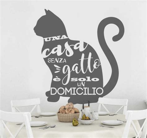 Decorazione Murale Gatto Tenstickers