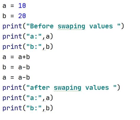 C Program To Swap Two Numbers Without Third Variable Cloudnclear 68D