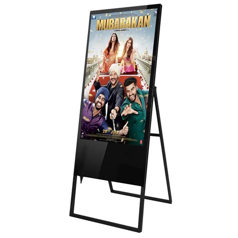 Lcd Digital Poster Kiosk Inch Foldable Lcd Advertising Player