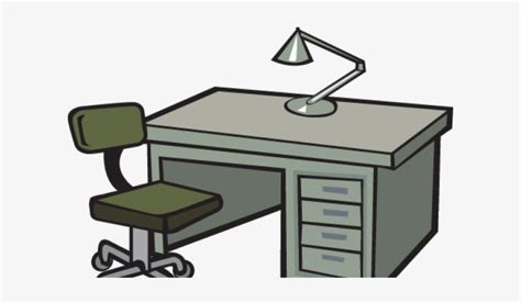 Cartoon Office Desk Png Png Image Transparent Png Free Download On