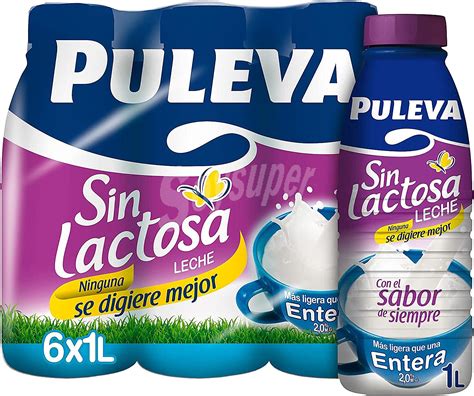 Puleva Leche Entera De Vaca Sin Lactosa Puleva Ma Anas Ligeras X L