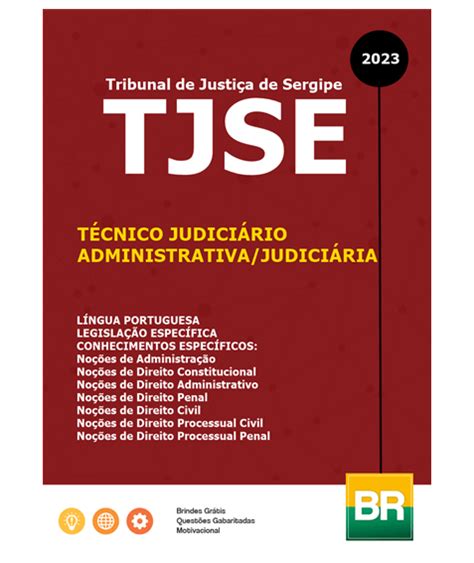 Apostila TJSE 2023 Técnico Judiciário Área Administrativa