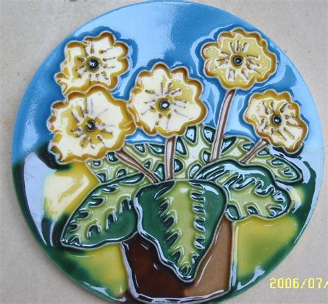 Hand Painted Art Ceramic Tiles By China Sancai Artandcraft Factory