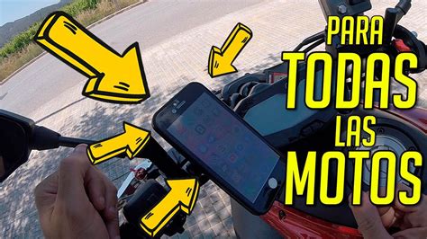 Como Fabricarte Tu Mismo Un Soporte Para Tu Movil En La Moto Youtube