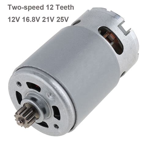 Pc Rs V V V V Rpm Dc Motor With Two Speed Teeth