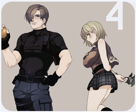 Leon & Ashley, drawn by shiratake : r/residentevil