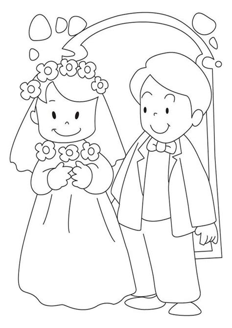 Free & Easy To Print Wedding Coloring Pages - Tulamama