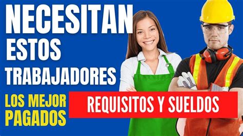 Los 10 Trabajos Más Solicitados 👉🏾y Mejor Pagados En Estados Unidos 2023 💲💲💲 Youtube