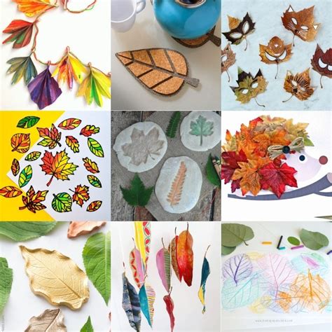 Festive Fall Leaf Crafts the Family Will Love - DIY Candy