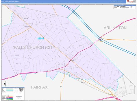 Falls Church Va Zip Code Map - Map