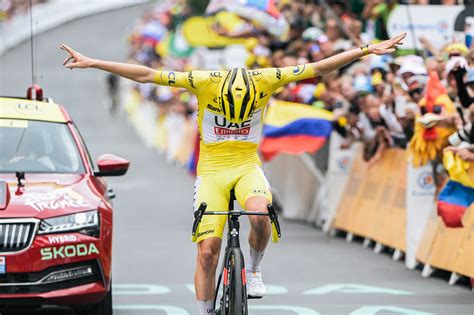 Tour De France Etap Tadej Pogacar Poza Zasi Giem Rywali