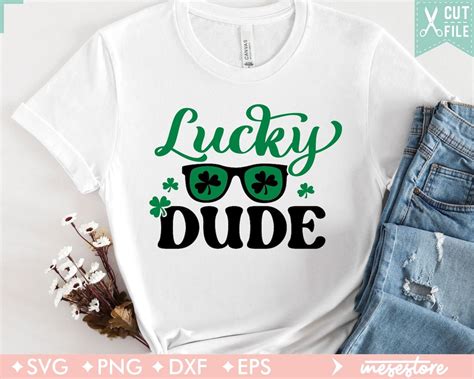 Lucky Dude Svg Lucky Svg St Patricks Day Svg St Patricks Shirt St