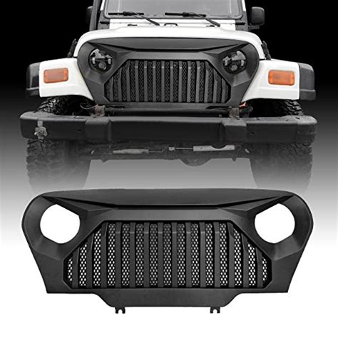 Buy Diytunings Front Matte Black Gladiator Grille Cover Vader Grill W